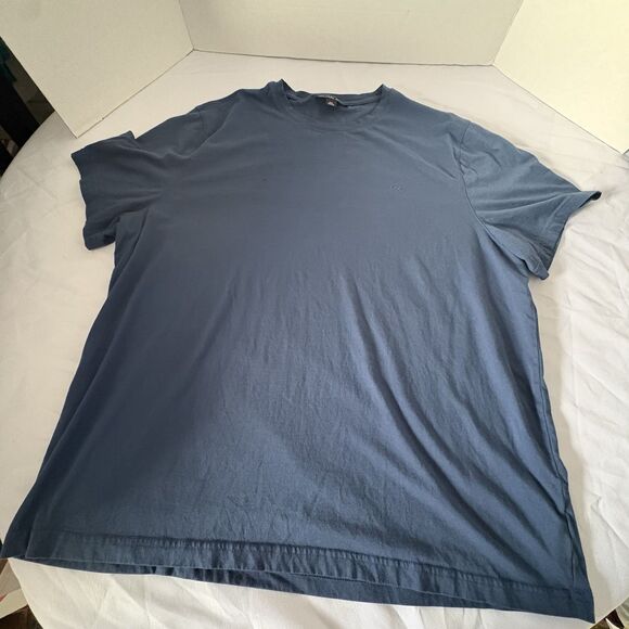 Michael Kors Men's Short Sleeve T-Shirt Size 2XL Blue Crew Neck - Picture 1 of 4
